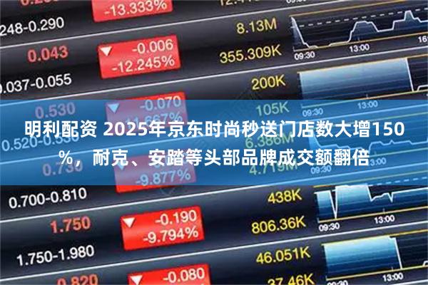 明利配资 2025年京东时尚秒送门店数大增150%，耐克、安踏等头部品牌成交额翻倍